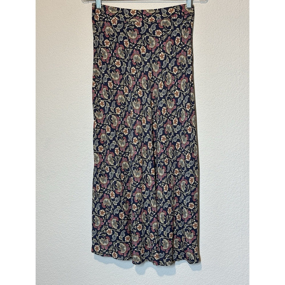 Boden Size 4P Midi Skirt Earthy Floral Cottagecore Boho Fairy Whimsigoth 27x35